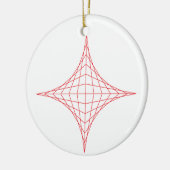 Vuur (rood) keramisch ornament (Links)