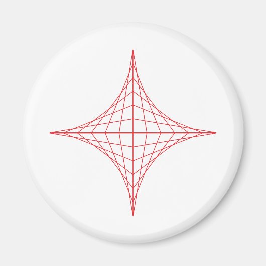 Vuur (rood) magneet (Voorkant)