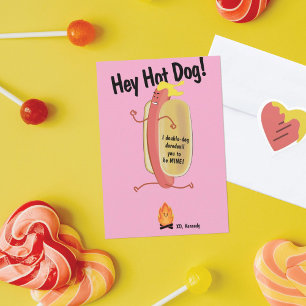 Vuur Springen Hot Kinder School Valentijnsdag Kaar Bedankkaart