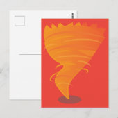 Vuur Tornado Briefkaart (Voorkant / Achterkant)
