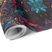 Vuur van de Goden Gift Label Cadeaupapier (Rol Hoek)