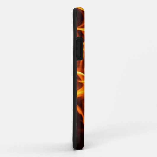 Vuur vlammacro in open haard Case-Mate iPhone case (Achterkant/rechts)