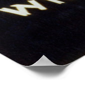 Vuur wrakt een bos poster (Hoek)