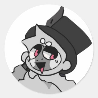 Vuuraapsticker Ronde Sticker