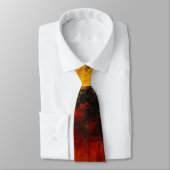 Vuurabstracte Kleuruitbarsting Necktie – Krachtige Stropdas (Gebonden)