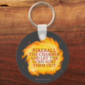 Vuurbal in de kamer sleutelhanger (Voorkant)