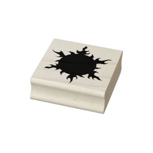 vuurbal zonnestraalzeemijpstempel rubberstempel