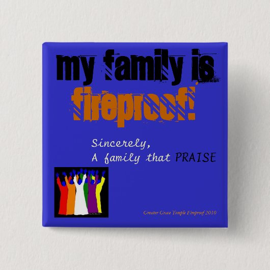 Vuurbestendige Button (Voorkant)