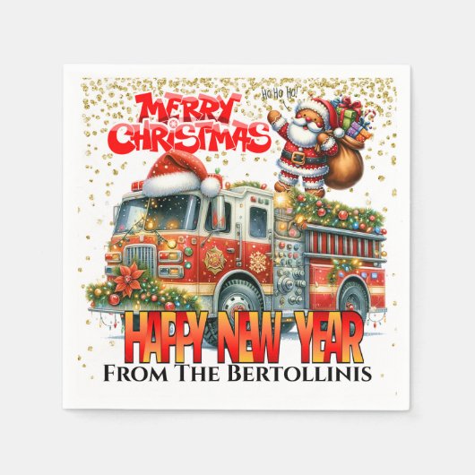 VUURBESTRIJDER Papier Servet (Voorkant)