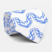 Vuurblauw. Stropdas (Opgerold)