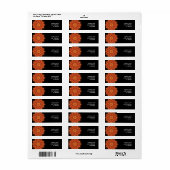 vuurbloem caleidoscoop etiket (Full Sheet)