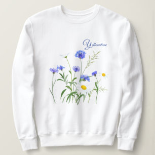 Vuurbloemen, geelsteen, voor dames trui