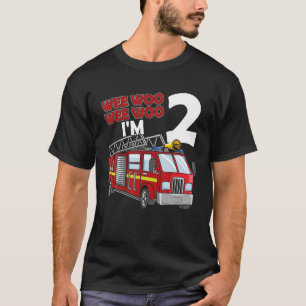 Vuurbrandweervrijwilliger voor beroepsmatige brand t-shirt