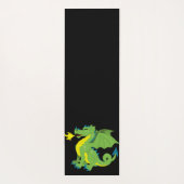 Vuurbrekende draak Yoga Mat (Achterkant)