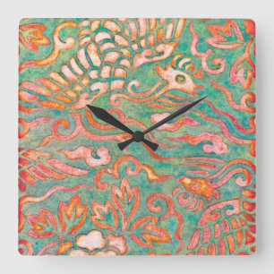 Vuurbrekende Zuidwestelijke woestijntrekkers Vierkante Klok