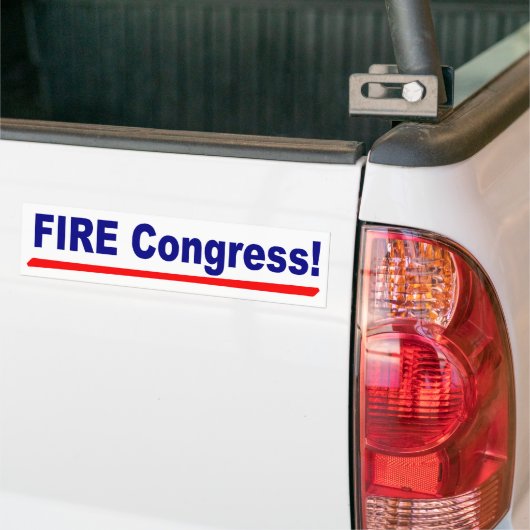 Vuurcongres Bumpersticker (Op Truck)