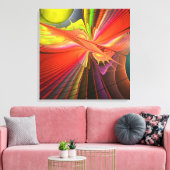 Vuurdans Canvas Afdruk (Insitu (Woonkamer))