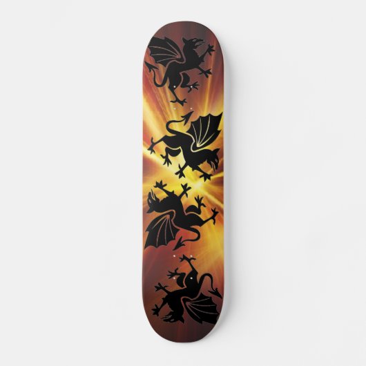 vuurdraak Skateboard (Voorkant)