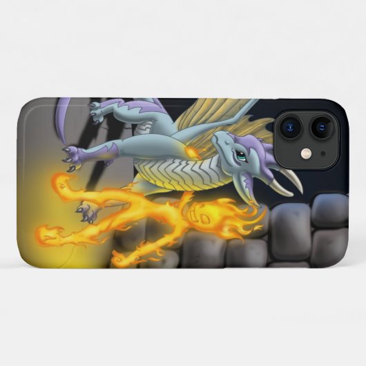 Vuurelement en draak Case-Mate iPhone case (Achterkant (horizontaal))