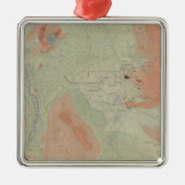 Vuurgat Geyser Basin Metalen Ornament (Voorkant)