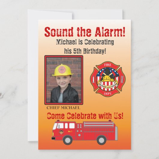 Vuurgevechtsdag uitnodiging (Voorkant)