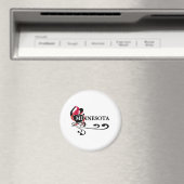 Vuurhart Minnesota Magneet (Insitu (Vaatwasser))