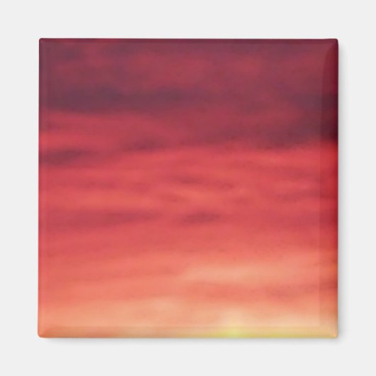 Vuurhemel Maan Magneet (Voorkant)