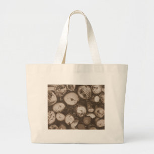 Vuurhout Grote Tote Bag