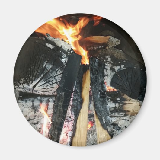 Vuurhout Magneet (Voorkant)