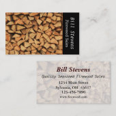 Vuurhout Visitekaartje (Voorkant / Achterkant)