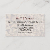 Vuurhout Visitekaartje (Achterkant)