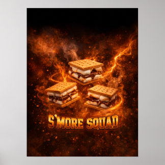 Vuurkamp Vuur Smores Kunst Poster