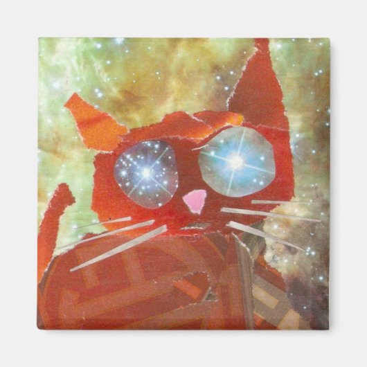 vuurkat magneet (Voorkant)