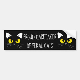 Vuurkattenbakker Crazy Cat Lady Bumpersticker