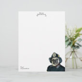 Vuurkop Persoonlijk Briefhoofd (Staand voorkant)