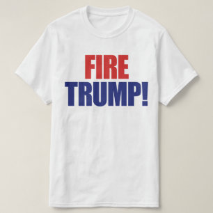 Vuurland Trump - zet president Trump af T-shirt