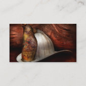 Vuurman - De brandleider Visitekaartje (Achterkant)