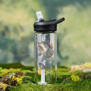 Vuurman die over je haar kijkt Dachshund Wate Waterfles