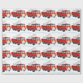 Vuurman in opleiding cadeaupapier (Vlak)