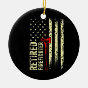 Vuurman met vermoeide brandweerman Fun Skill Keramisch Ornament