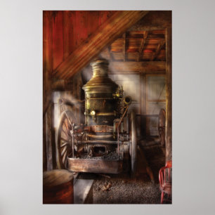 Vuurman - stoompomp poster