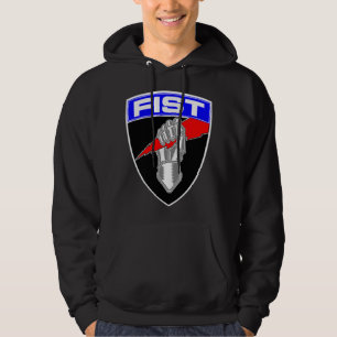 Vuurondersteuningsteam voor het leger Voorwaarts w Hoodie
