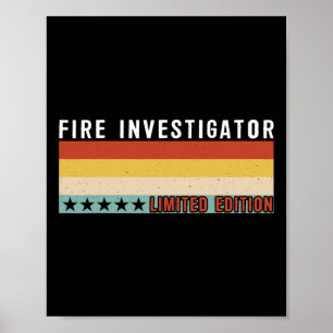 Vuuronderzoekers, functietaken, beroepsbeoefenaar poster