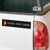 Vuurpacock Veer Bumpersticker (Op Truck)