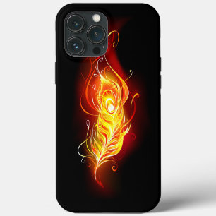 Vuurpacock Veer iPhone 13 Pro Max Hoesje