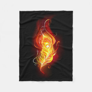 Vuurpacock Veer Fleece Deken