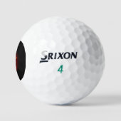 Vuurpacock Veer Golfballen (Logo)