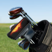 Vuurpacock Veer Golfheadcover (Insitu)