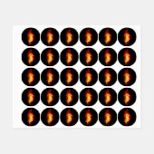 Vuurpacock Veer Labels (Vel)