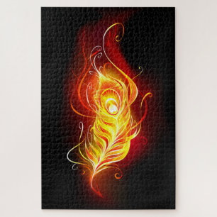 Vuurpacock Veer Legpuzzel